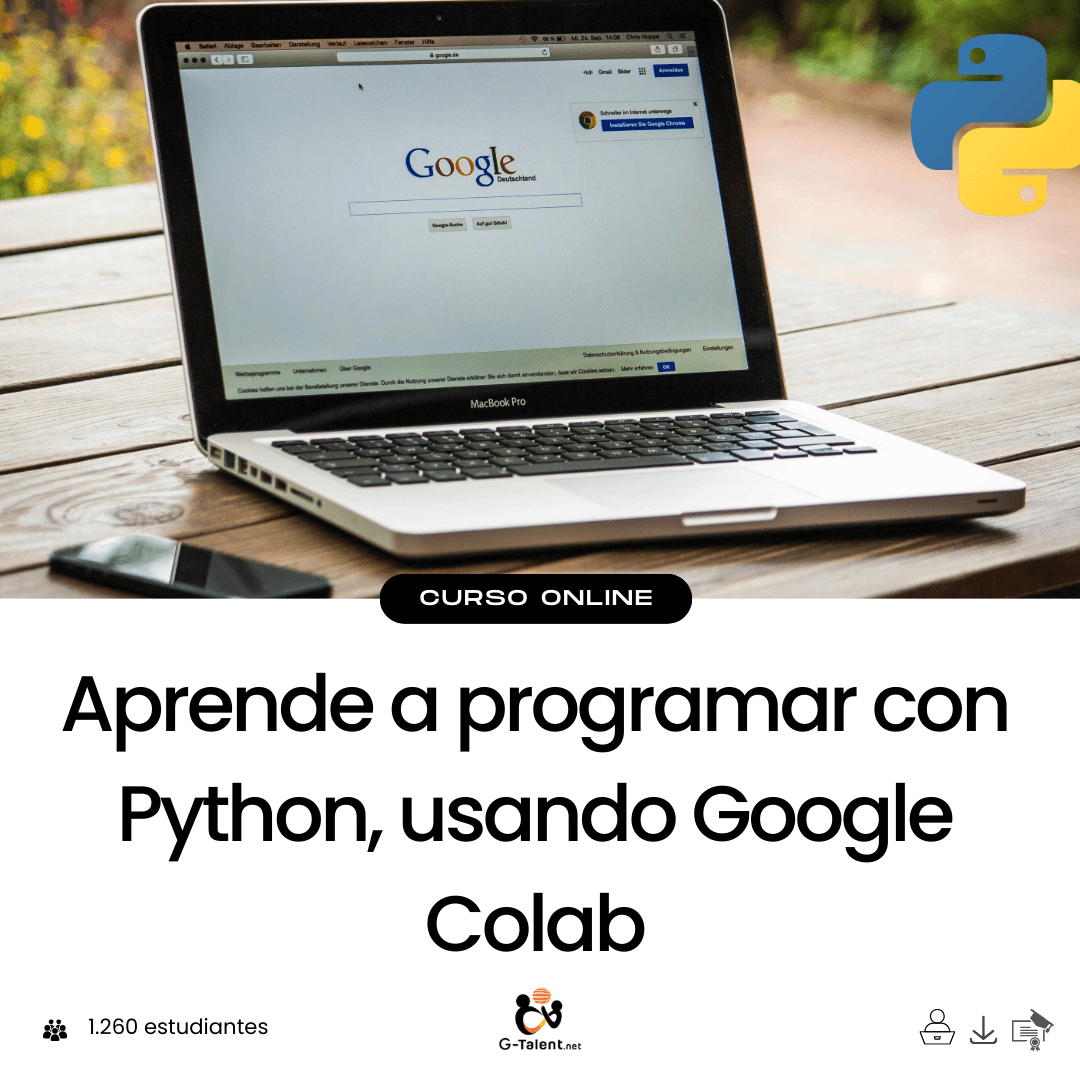 Aprende a programar con Python, usando Google Colab - G - Talent.Net