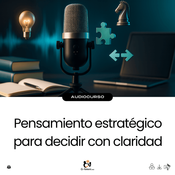Audiocurso: Pensamiento estratégico para decidir con claridad - G - Talent.Net
