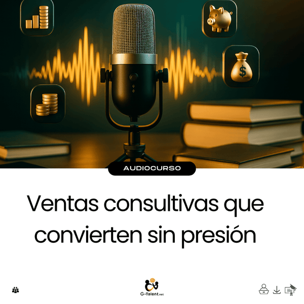 Audiocurso: Ventas consultivas que convierten sin presión - G - Talent.Net