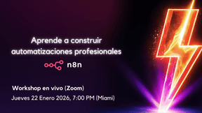 Automatizaciones profesionales en n8n: Workshop en vivo para diseñar flujos robustos y escalables - G - Talent.Net