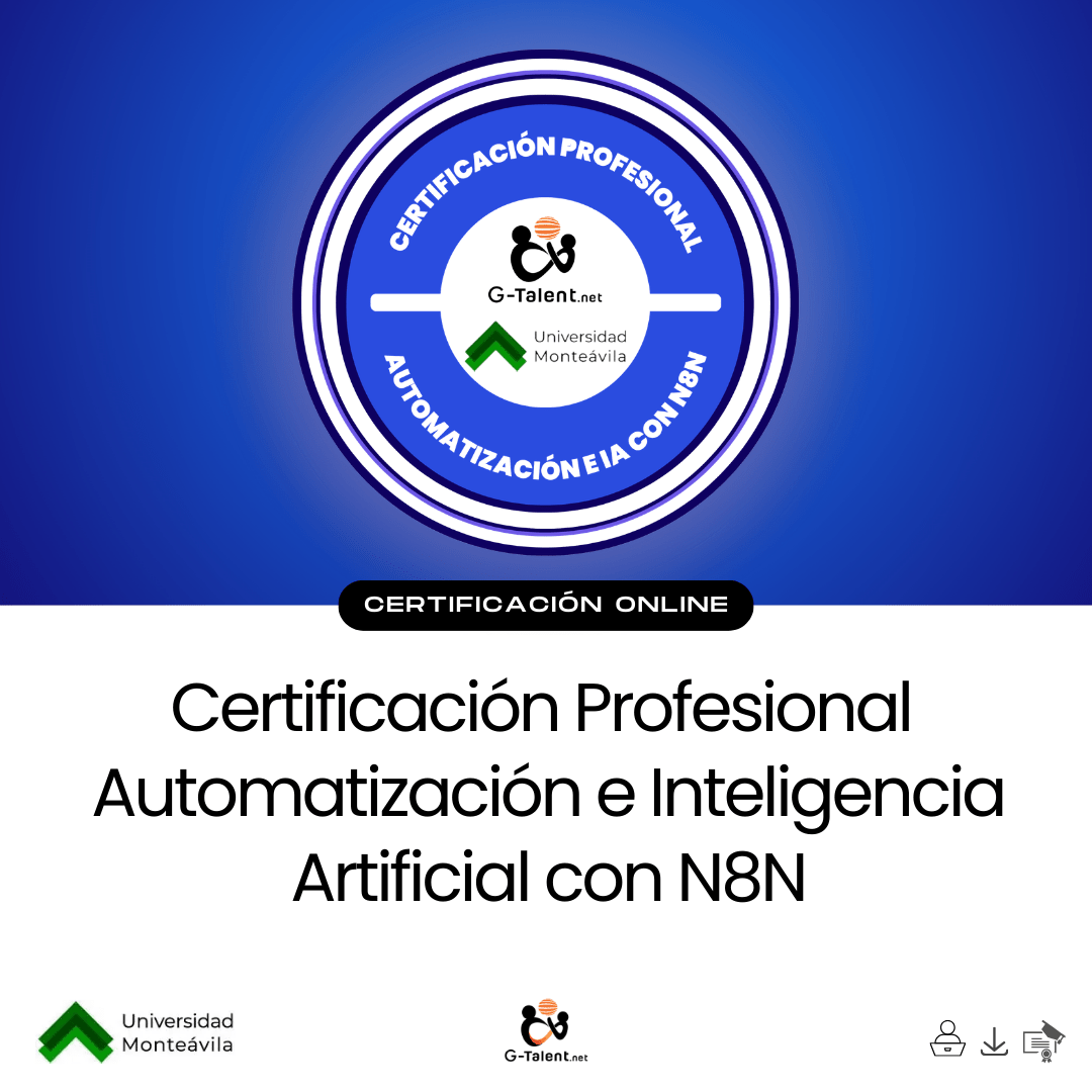 Certificación Profesional en Automatización e IA con N8N - G - Talent.Net