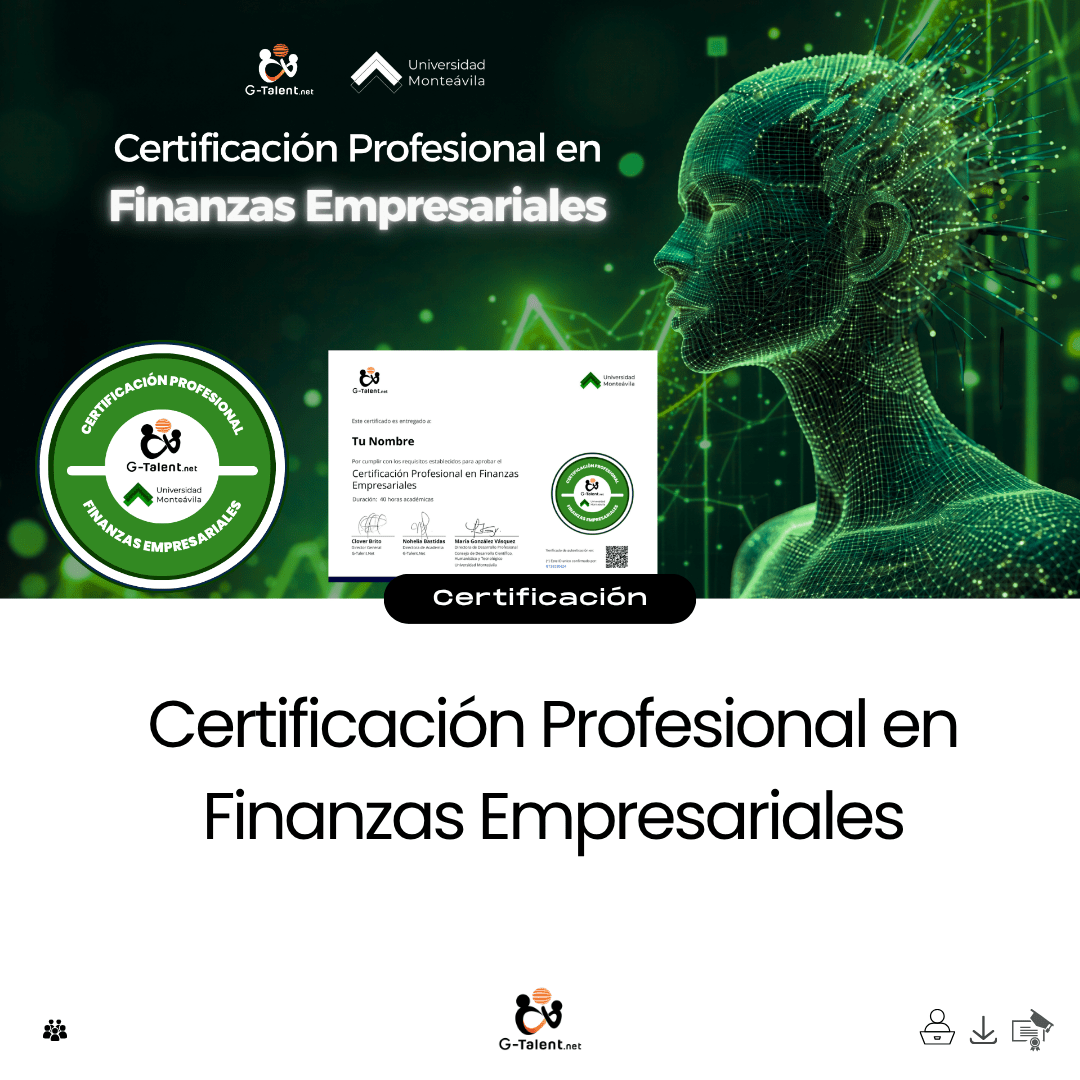 Certificación Profesional en Finanzas Empresariales - G - Talent.Net