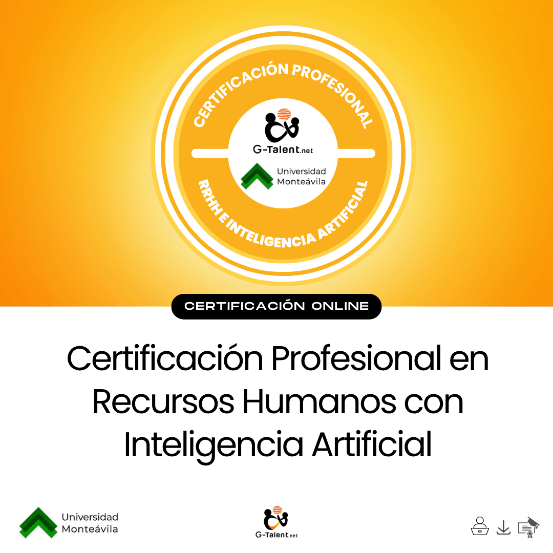 Certificación Profesional en Recursos Humanos con Inteligencia Artificial - G - Talent.Net
