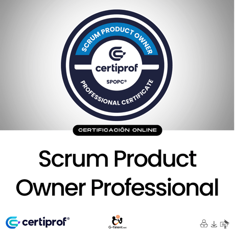 Certificación Scrum Product Owner Professional - G - Talent.Net