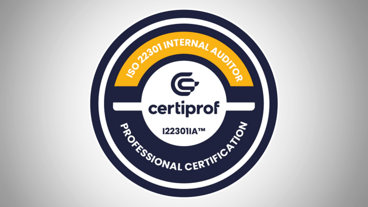 Certified ISO 22301 Internal Auditor - I22301IA - G - Talent.Net