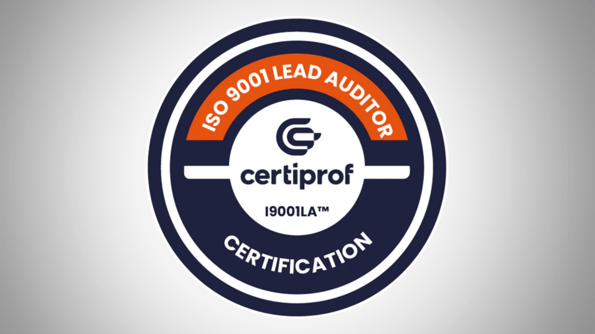 Certified ISO 9001:2015 Lead Auditor - I9001LA - G - Talent.Net