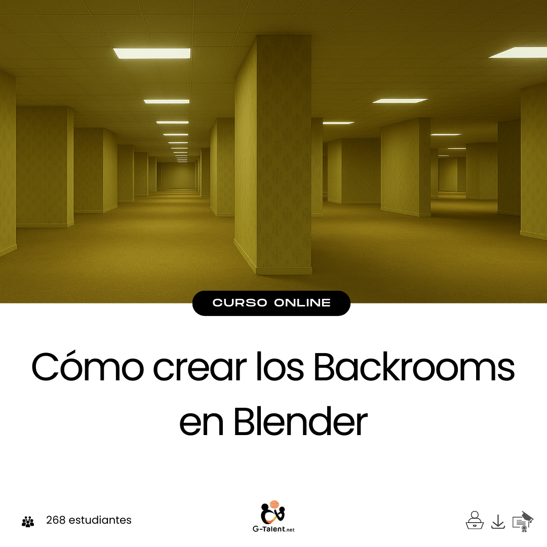Cómo crear los Backrooms en Blender - G - Talent.Net