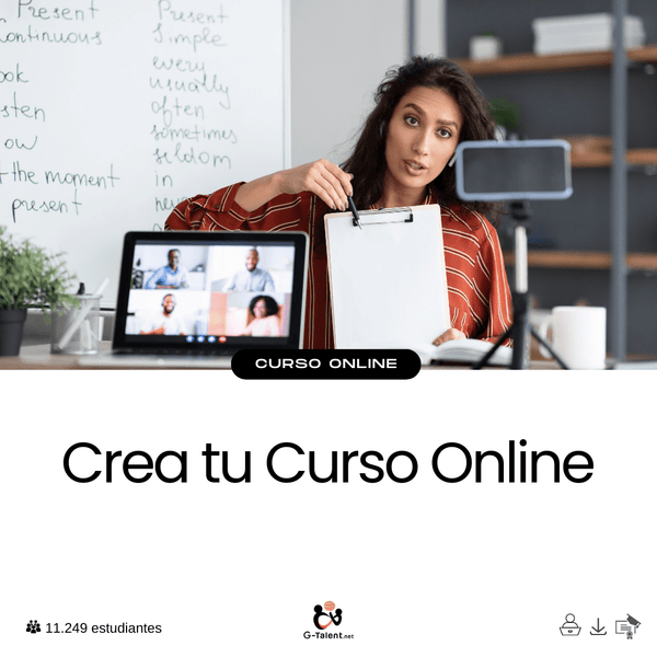Crea tu Curso Online - G - Talent.Net