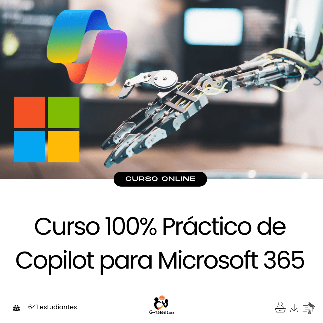Curso 100% Práctico de Copilot para Microsoft 365 - G - Talent.Net