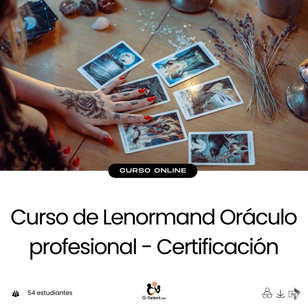 Curso de Lenormand Oráculo profesional - Certificación - G - Talent.Net