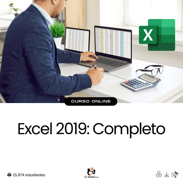 Curso Excel 2019 Completo: De Principiante a Experto | Con Ejercicios Prácticos - G - Talent.Net