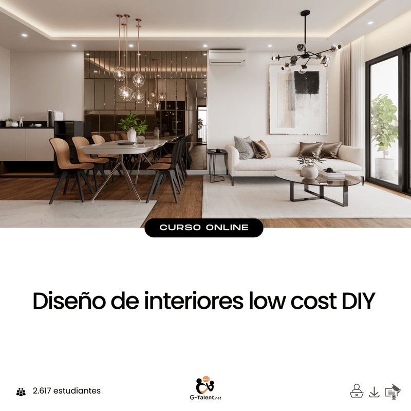 Diseño de interiores low cost DIY - G - Talent.Net