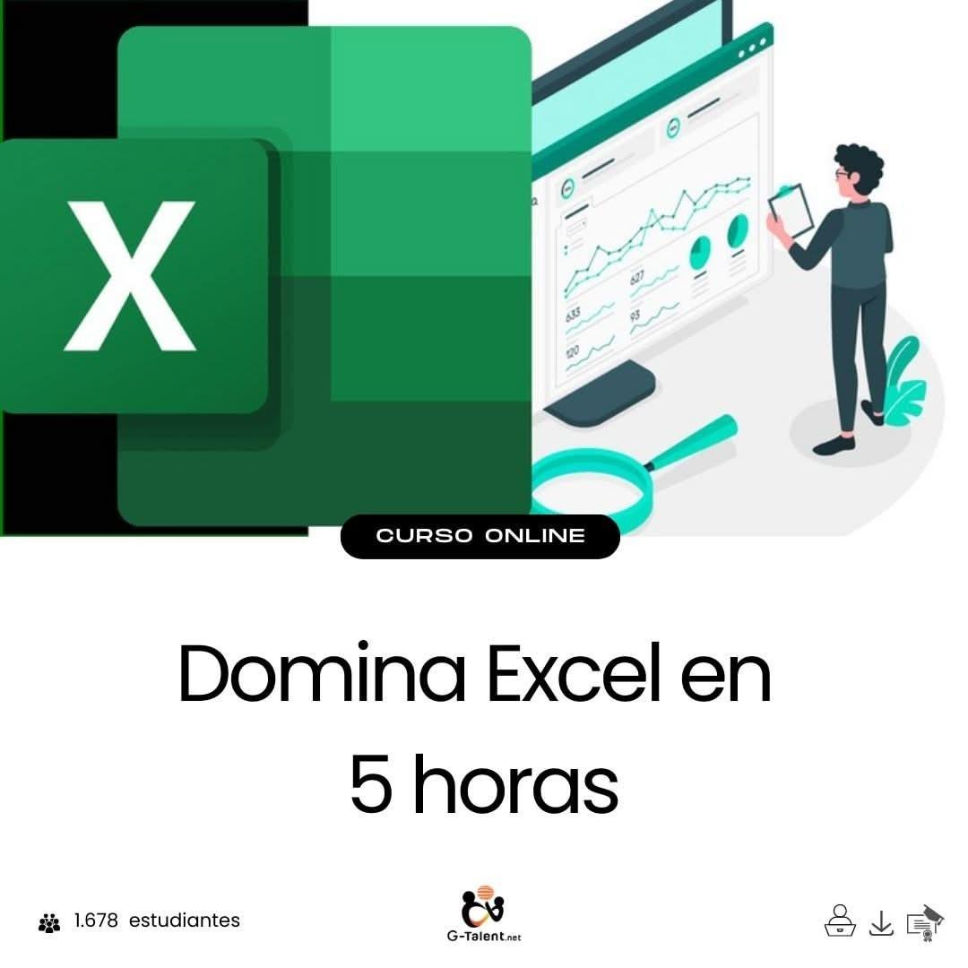 Domina Excel en 5 horas - G - Talent.Net