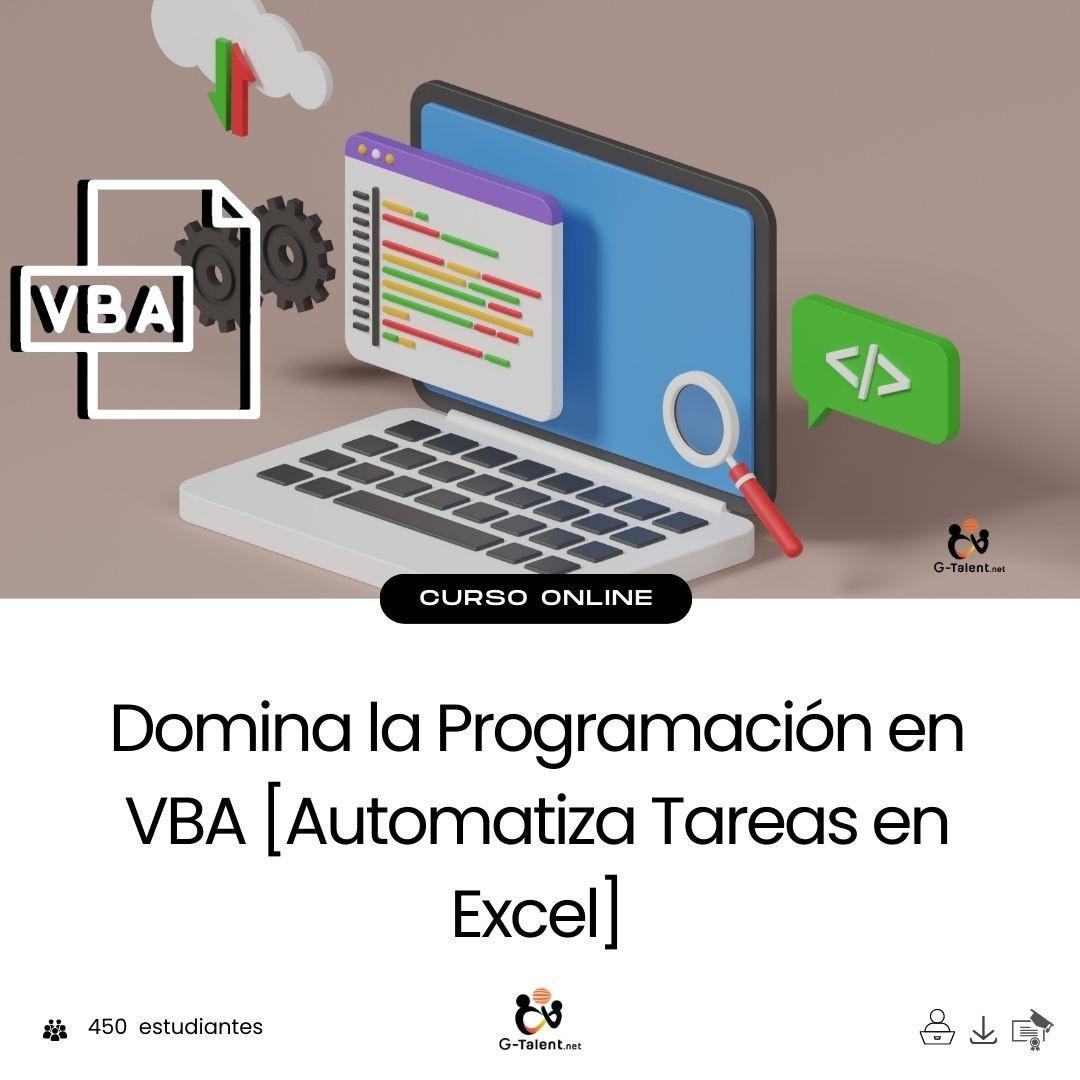Domina la Programación en VBA [Automatiza Tareas en Excel] - G - Talent.Net