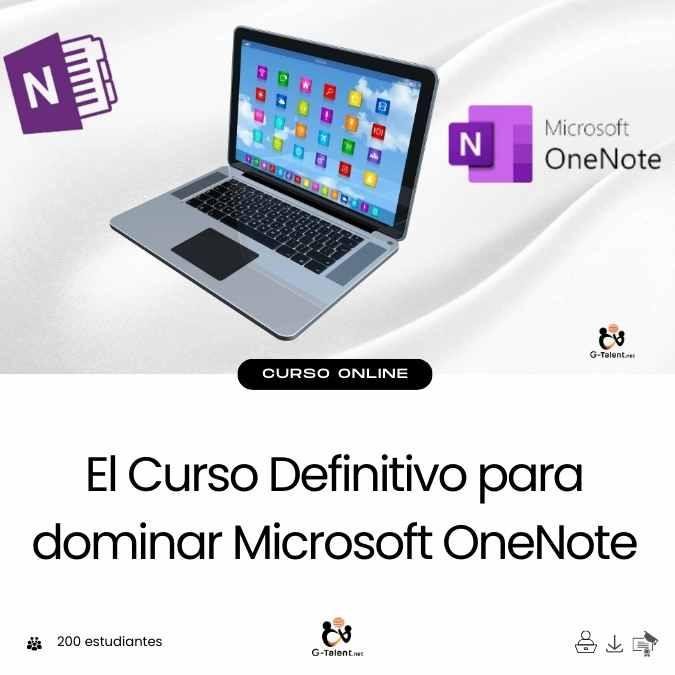 El Curso Definitivo para dominar Microsoft OneNote - G - Talent.Net