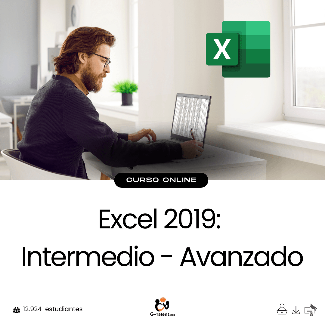 Excel 2019: Intermedio - Avanzado - G - Talent.Net
