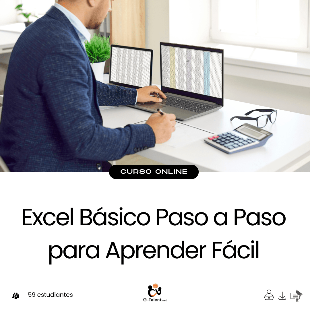 Excel Básico Paso a Paso para Aprender Fácil - G - Talent.Net