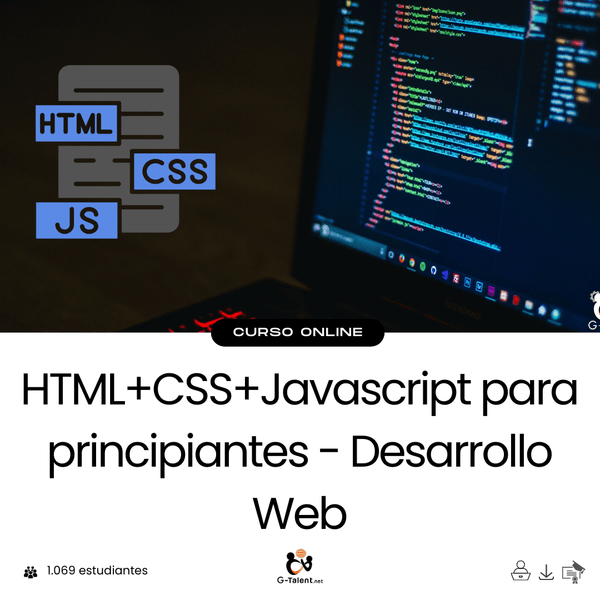 HTML+CSS+Javascript para principiantes - Desarrollo Web - G - Talent.Net