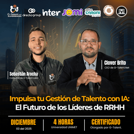 Lidera el Futuro del Talento con IA: Conviértete en un Profesional Estratégico en Solo 4 Horas Presenciales - G - Talent.Net