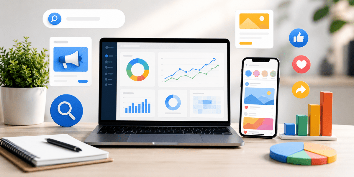 Marketing Digital para Atraer Clientes: SEO, Anuncios, Redes Sociales y Analítica - G-Talent.Net