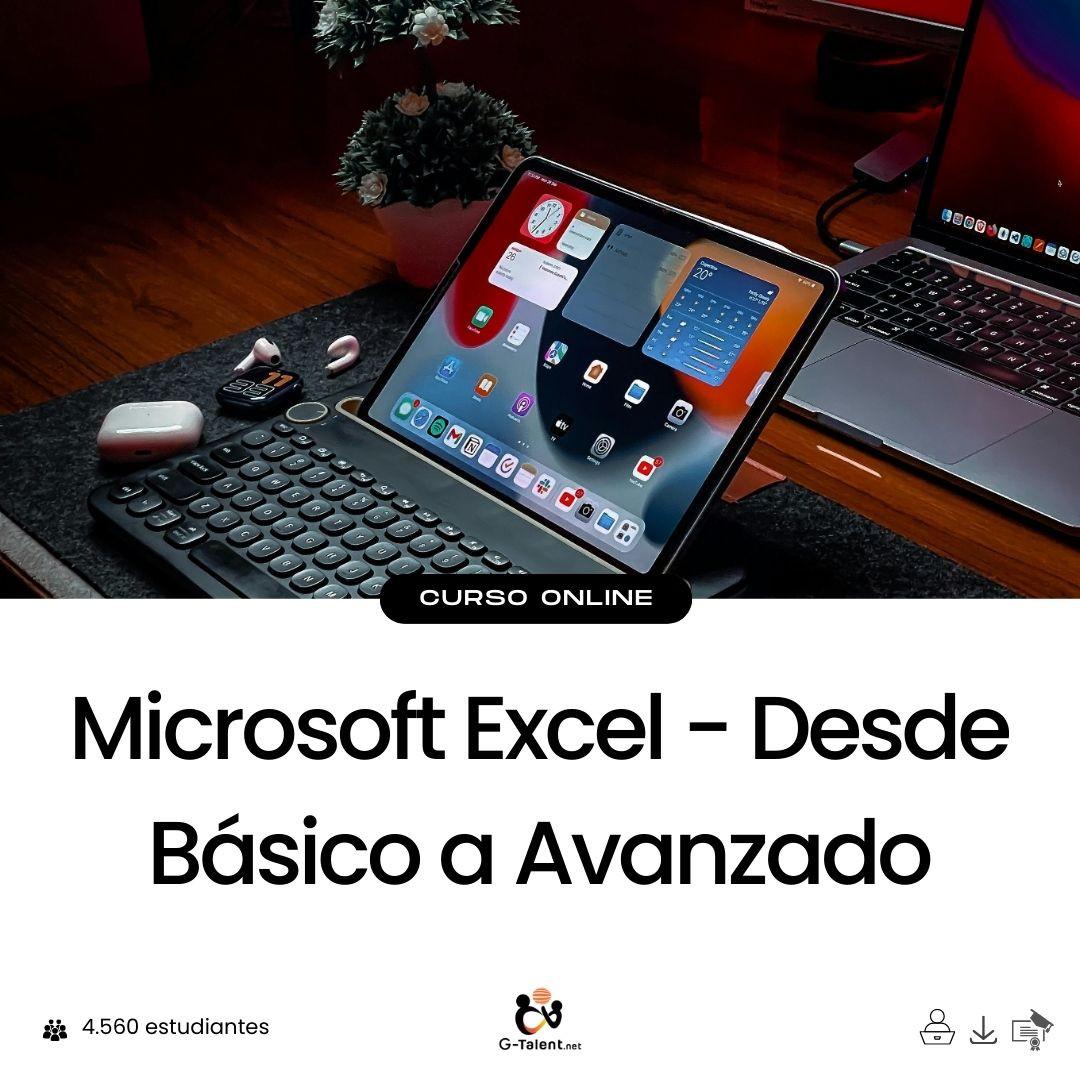 Microsoft Excel - Desde Básico a Avanzado - G - Talent.Net