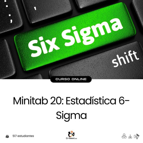 Minitab 20: Estadística 6 - Sigma - G - Talent.Net