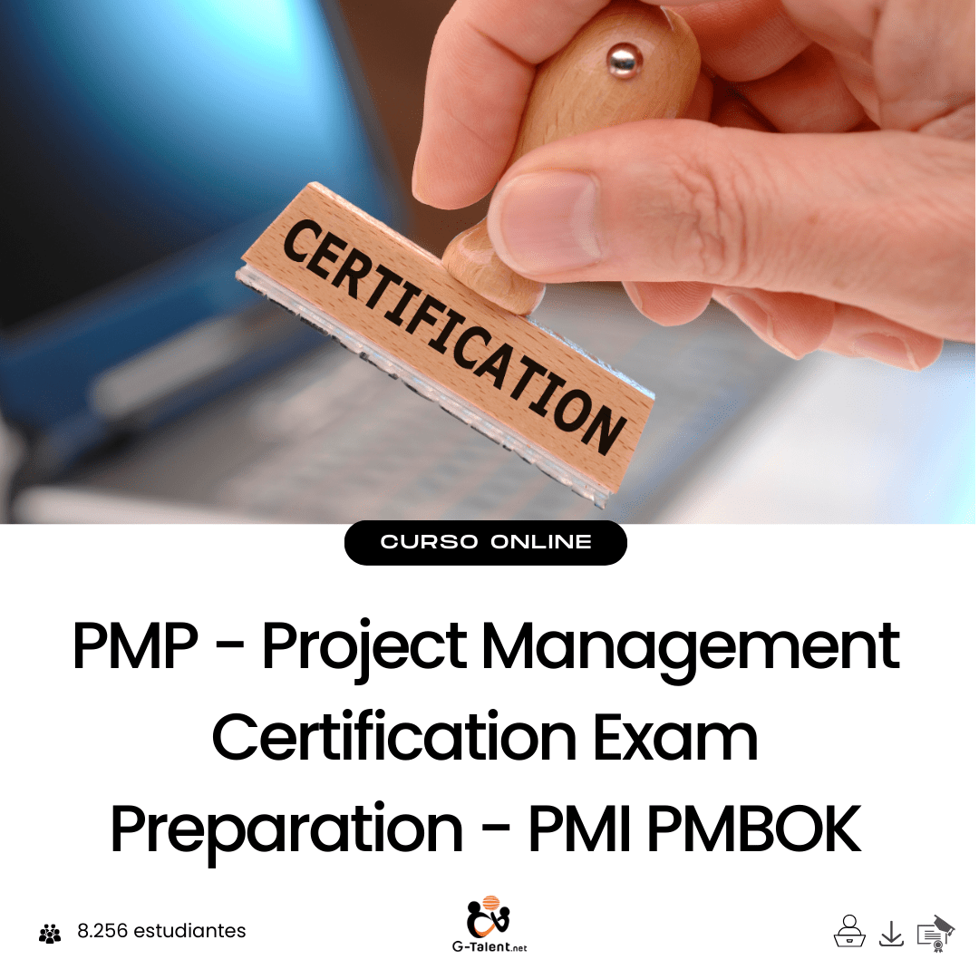 PMP - Project Management Certification Exam Preparation - PMI PMBOK - G - Talent.Net