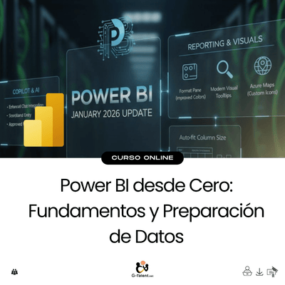 Power BI desde Cero: Fundamentos y Preparación de Datos - G - Talent.Net