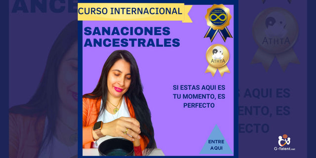 Video introductorio del curso de sanaciones ancestrales, explicando técnicas espirituales milenarias para armonizar cuerpo, mente y espíritu