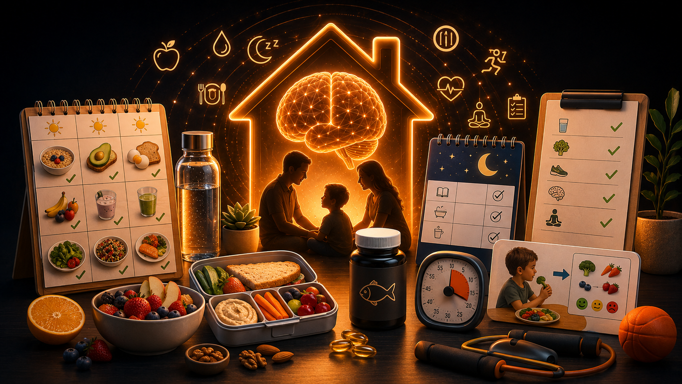 Nutrición para Niños con TDAH: Alimentación, Suplementos, Sueño y Hábitos