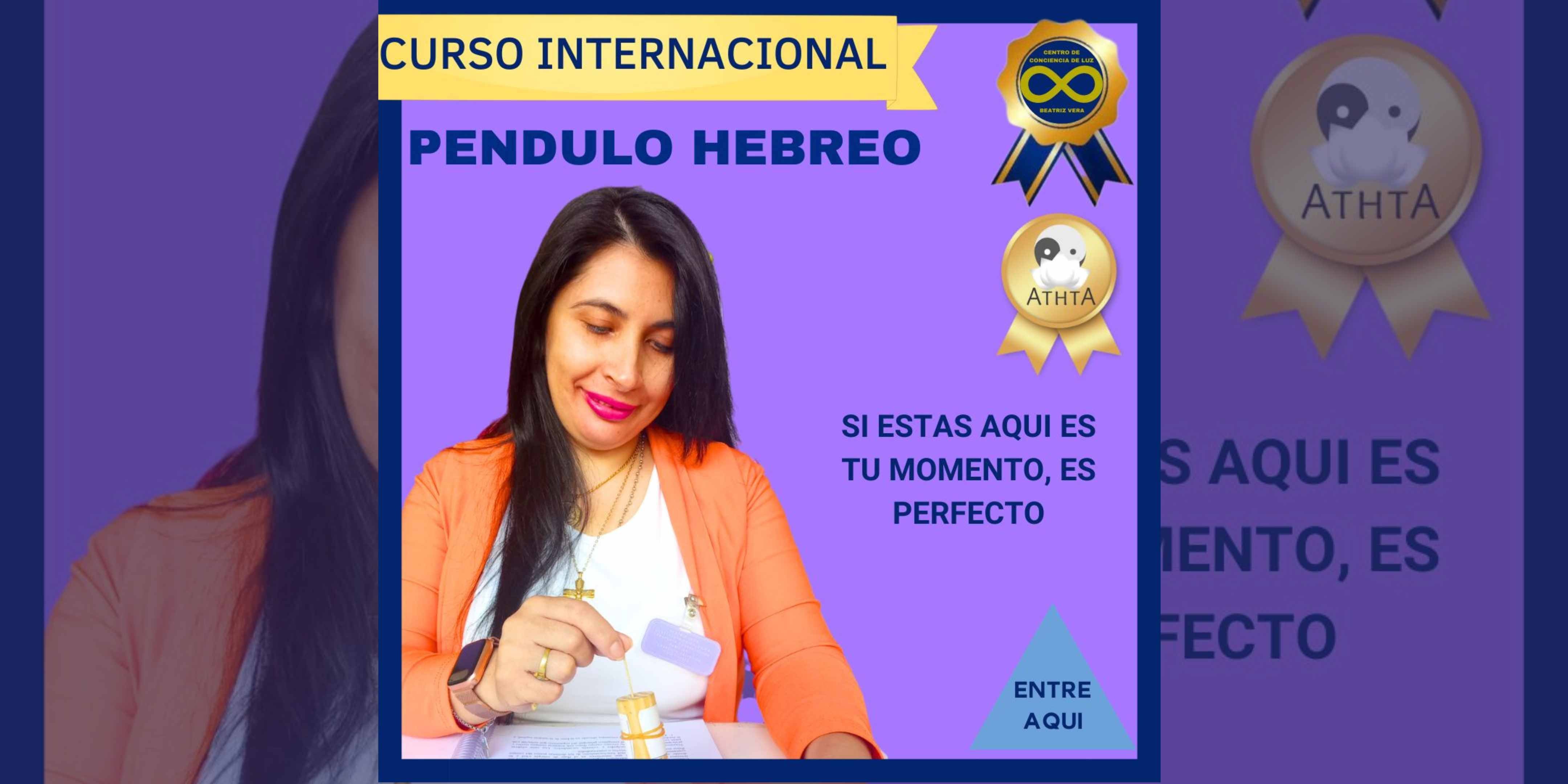 Video introductorio del curso de péndulo hebreo, explicando su uso con etiquetas para diagnóstico y sanación energética según la tradición cabalística
