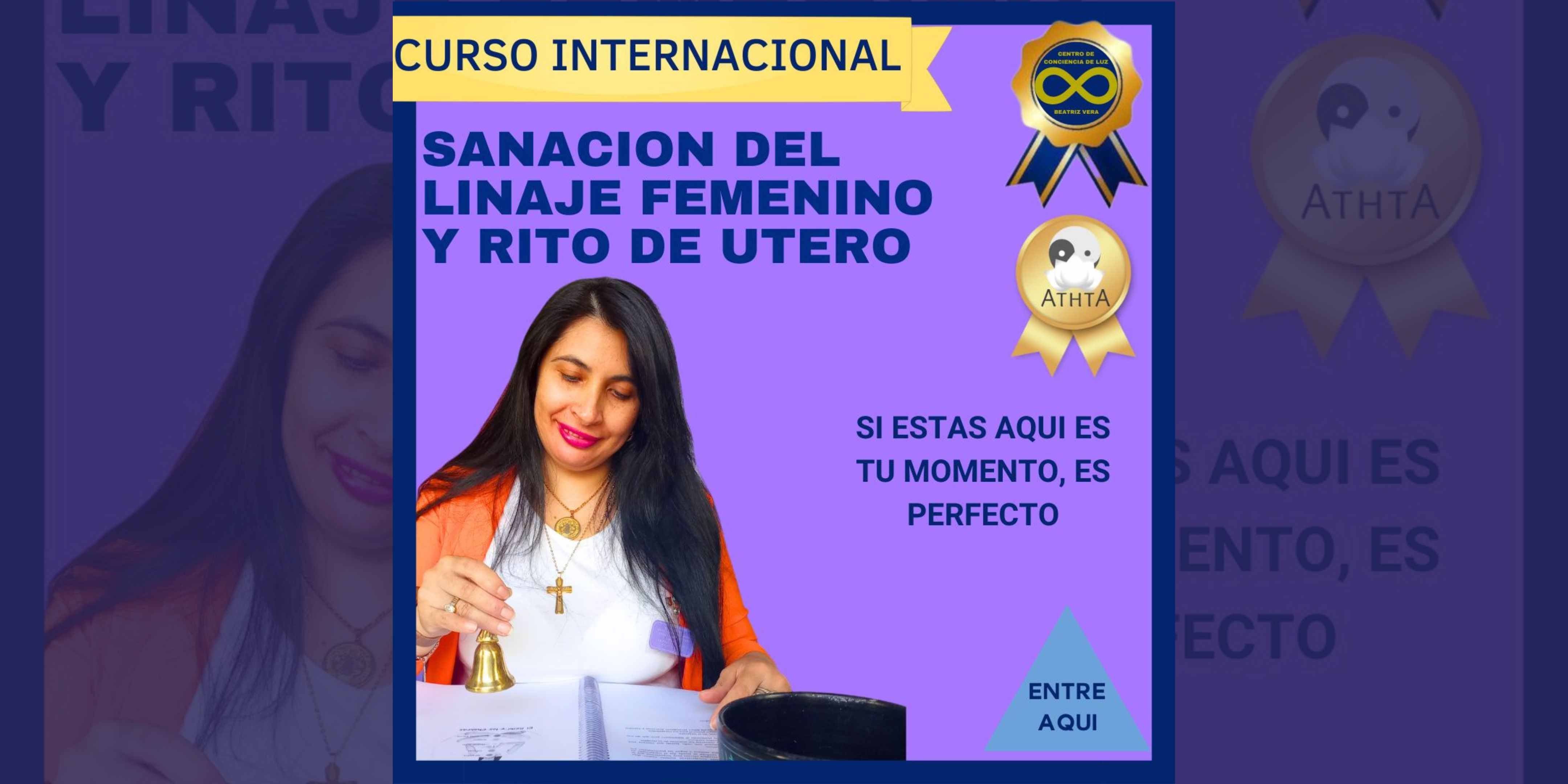 Video introductorio del curso de sanación del linaje femenino y rito de útero, guiando procesos de liberación emocional, conexión ancestral y empoderamiento espiritual