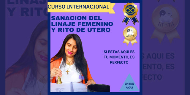 Video introductorio del curso de sanación del linaje femenino y rito de útero, guiando procesos de liberación emocional, conexión ancestral y empoderamiento espiritual